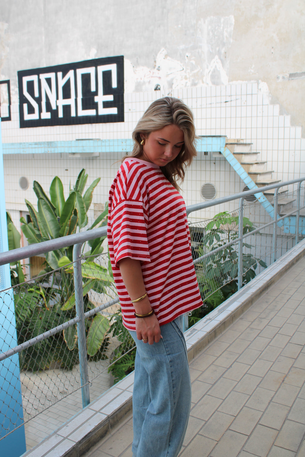 Ella top - rood