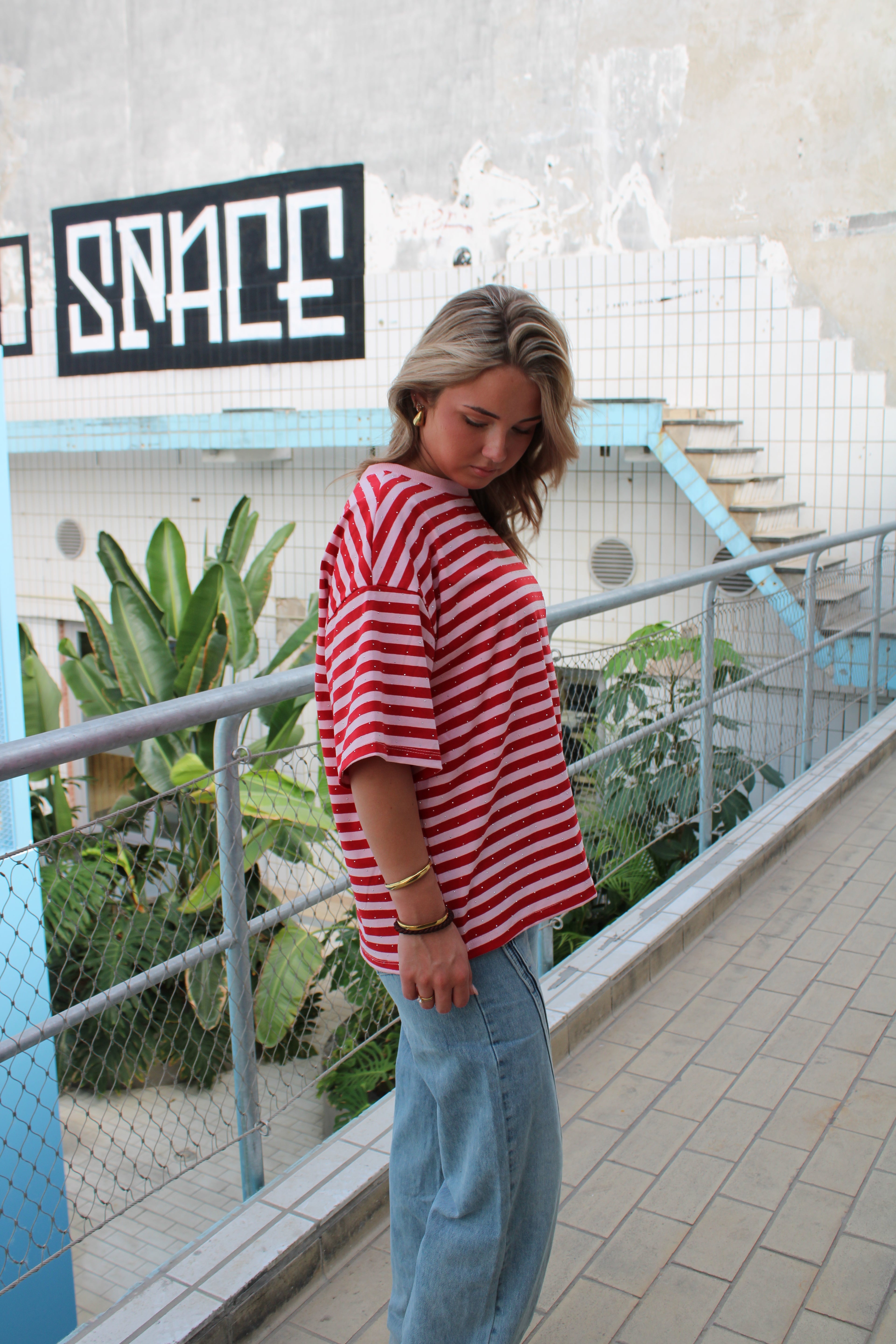 Ella top - rood