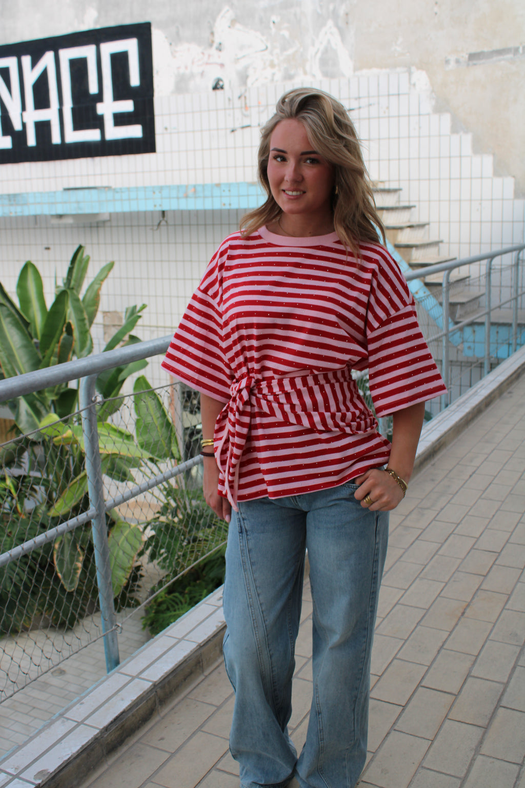 Ella top - rood