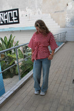 Ella top - rood