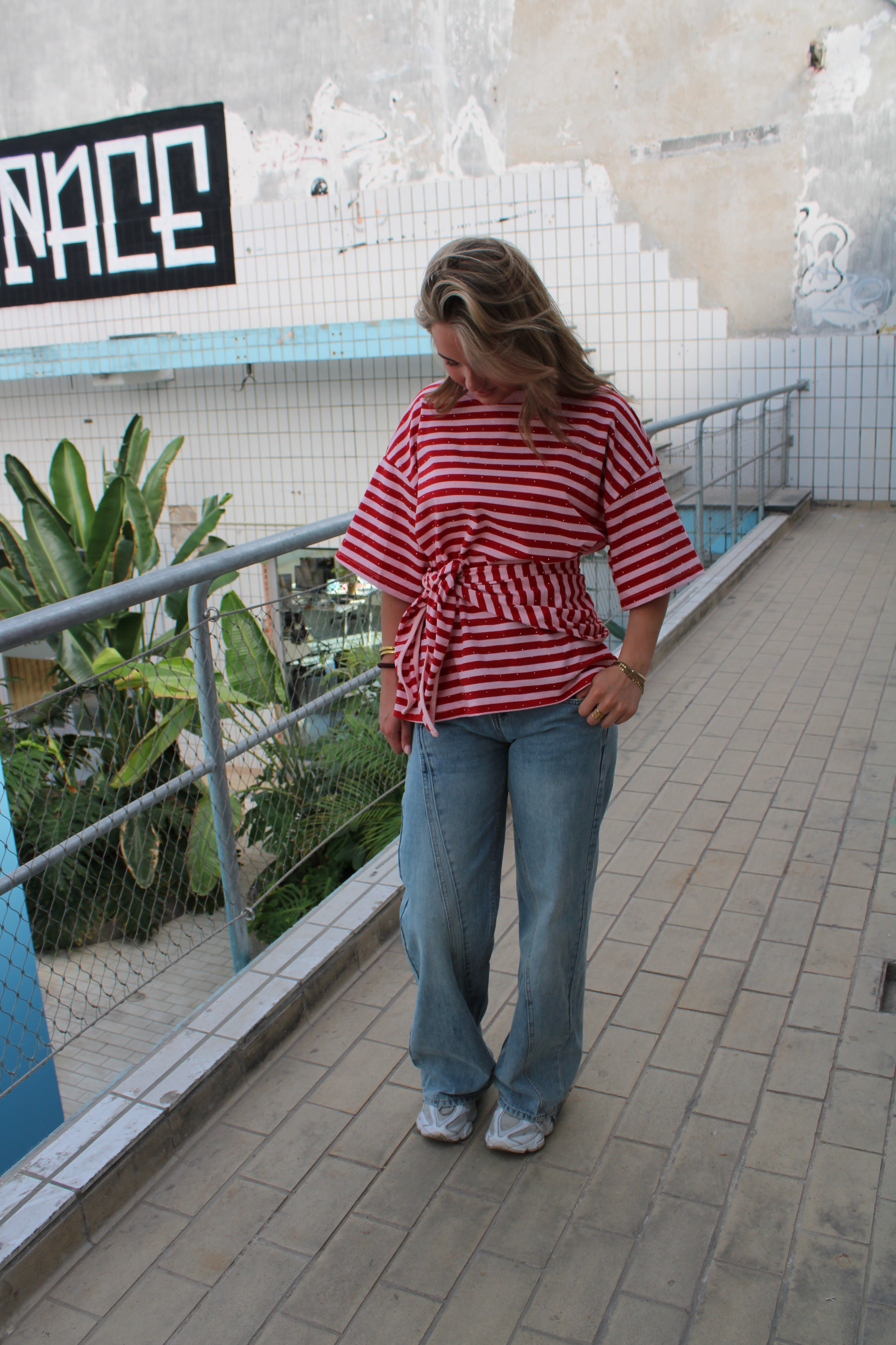 Ella top - rood