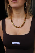 Signature golden necklage