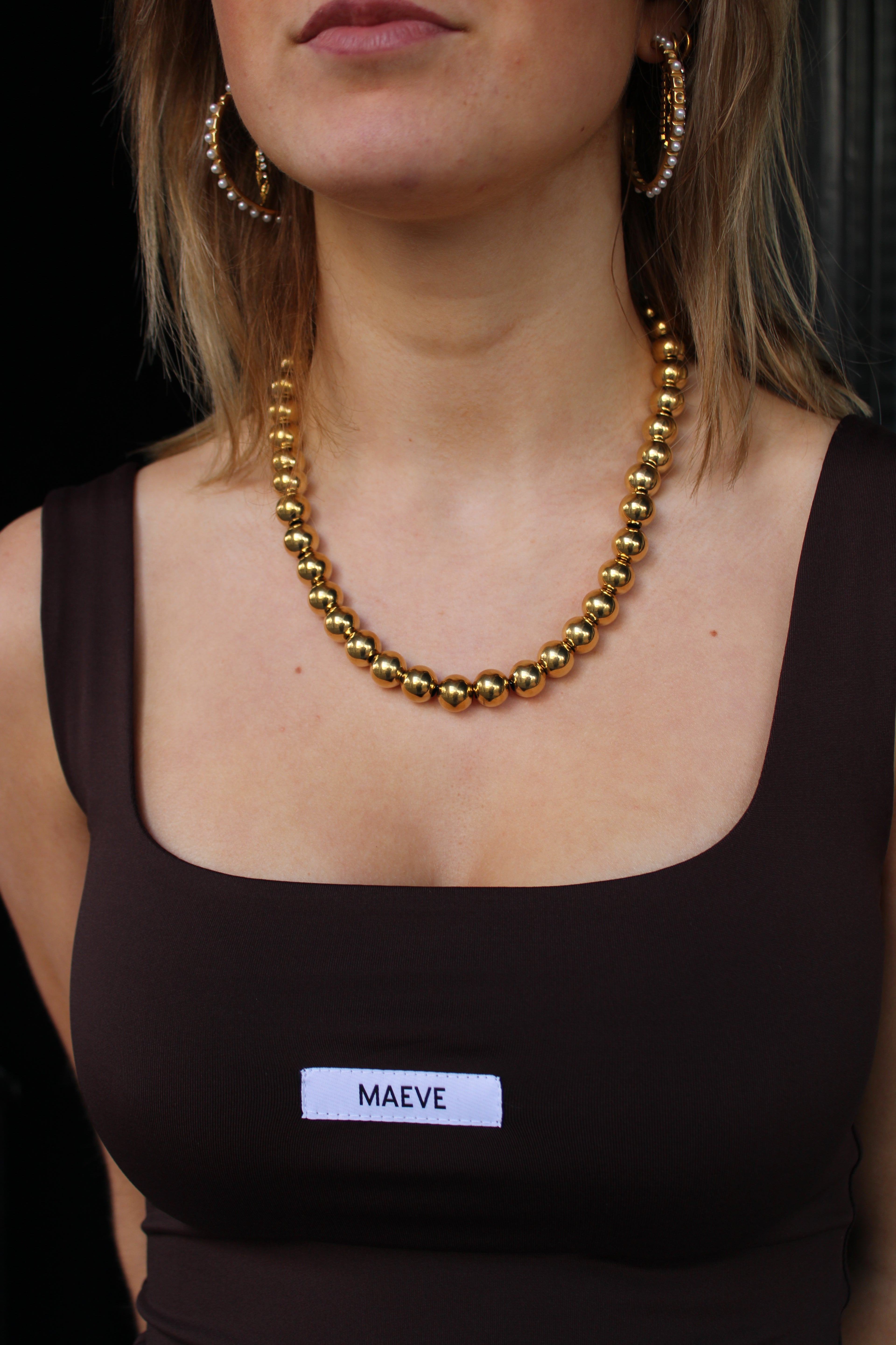 Signature golden necklage