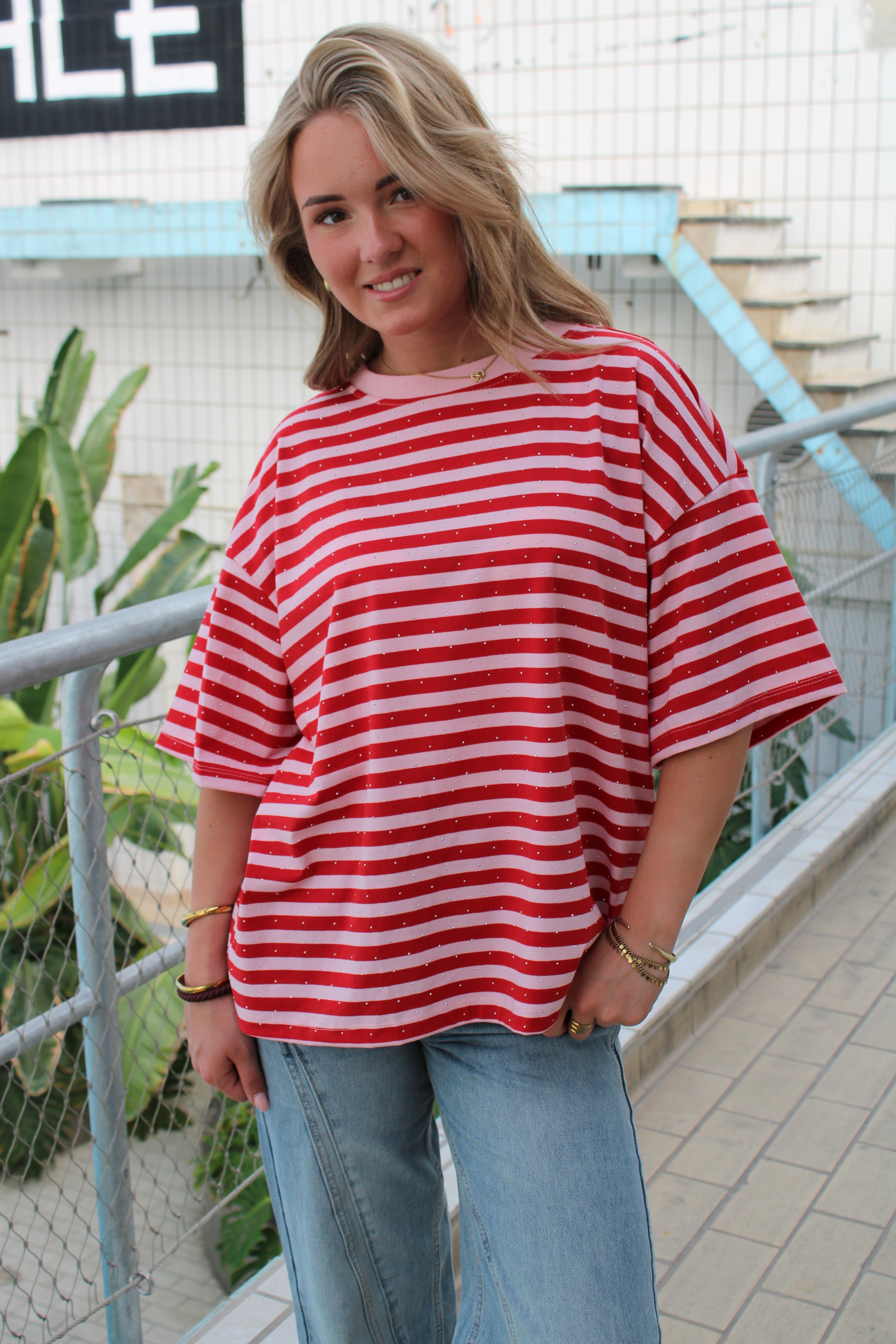Ella top - rood