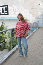 Ella top - rood