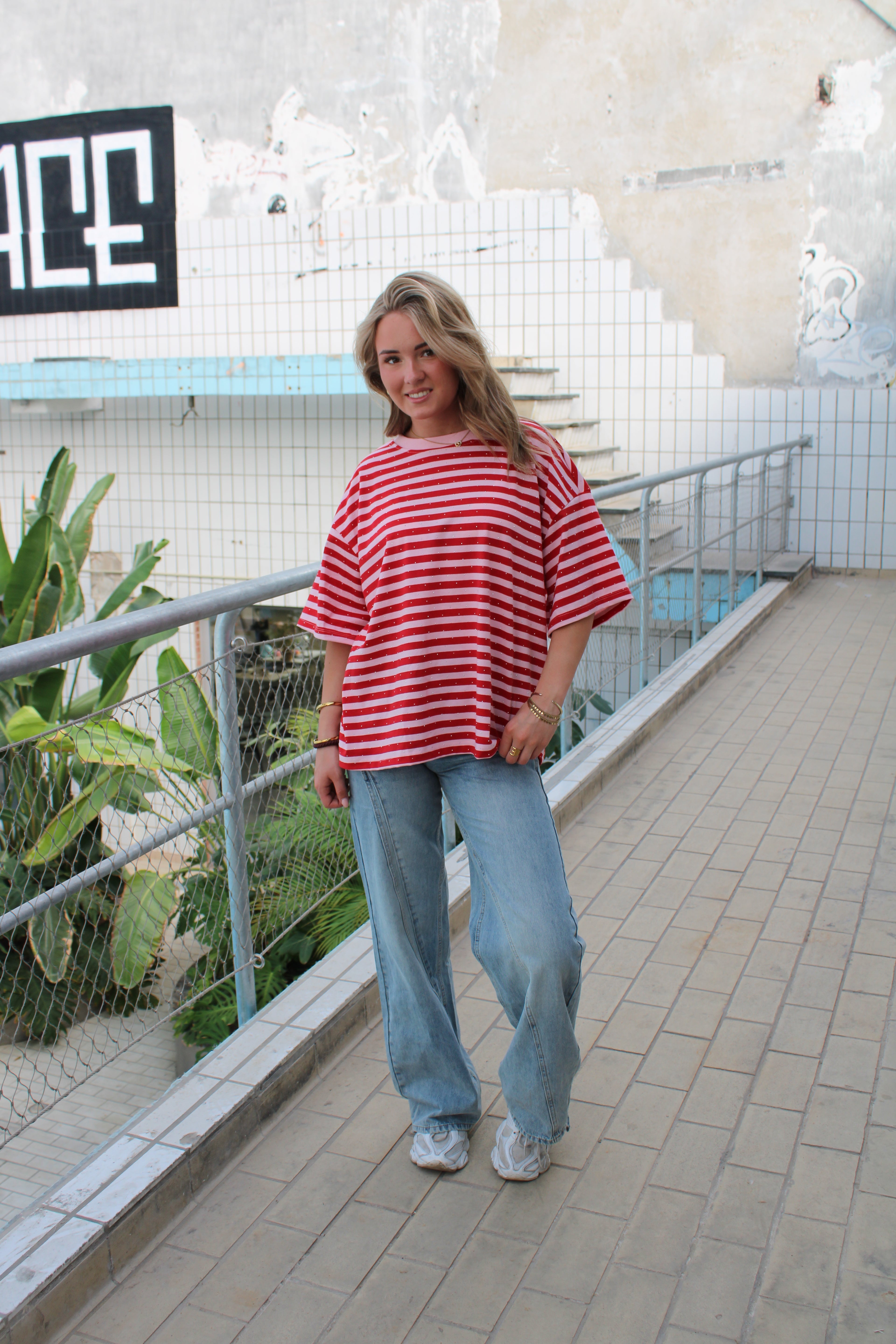 Ella top - rood