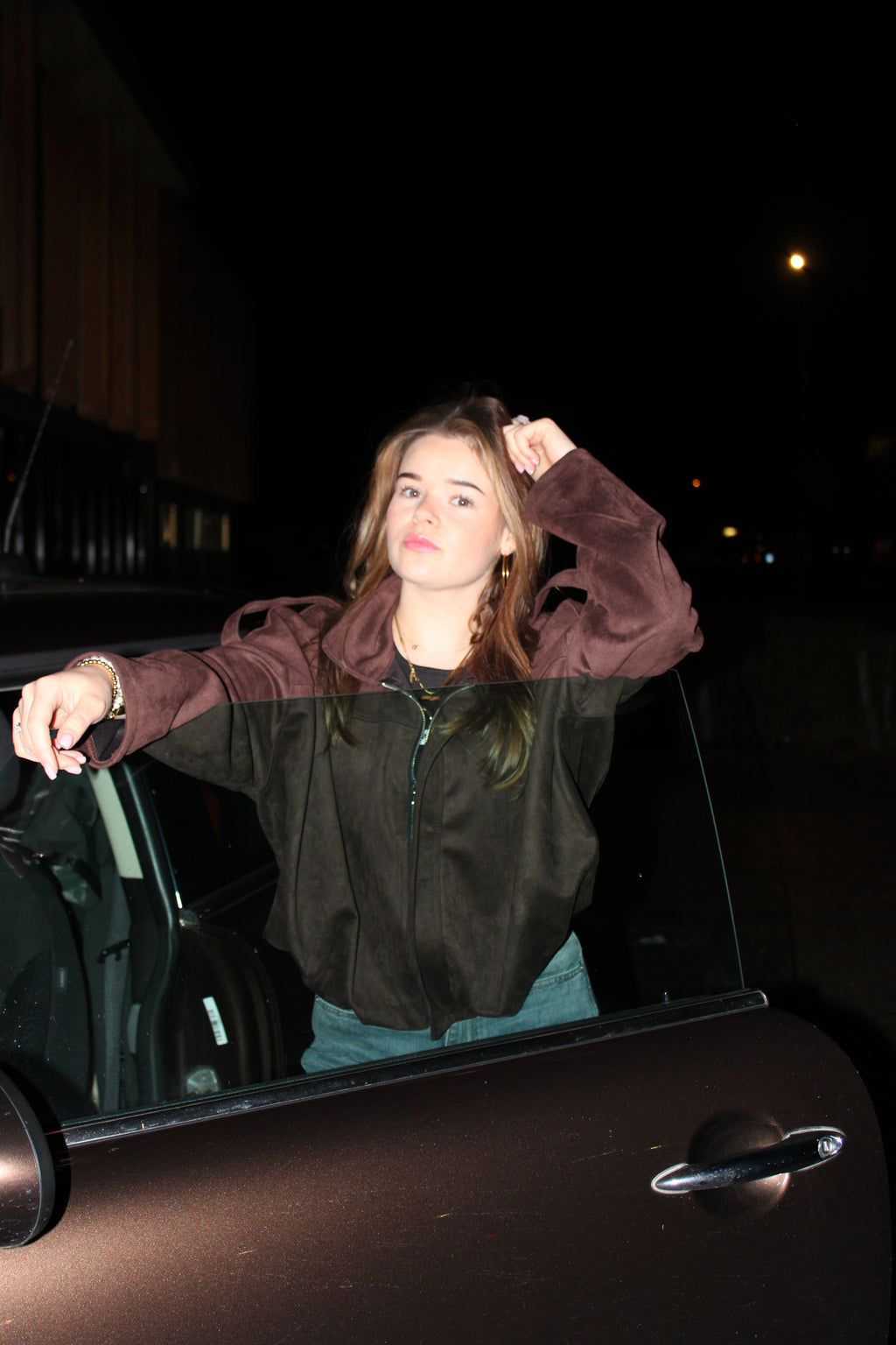 Suède jas