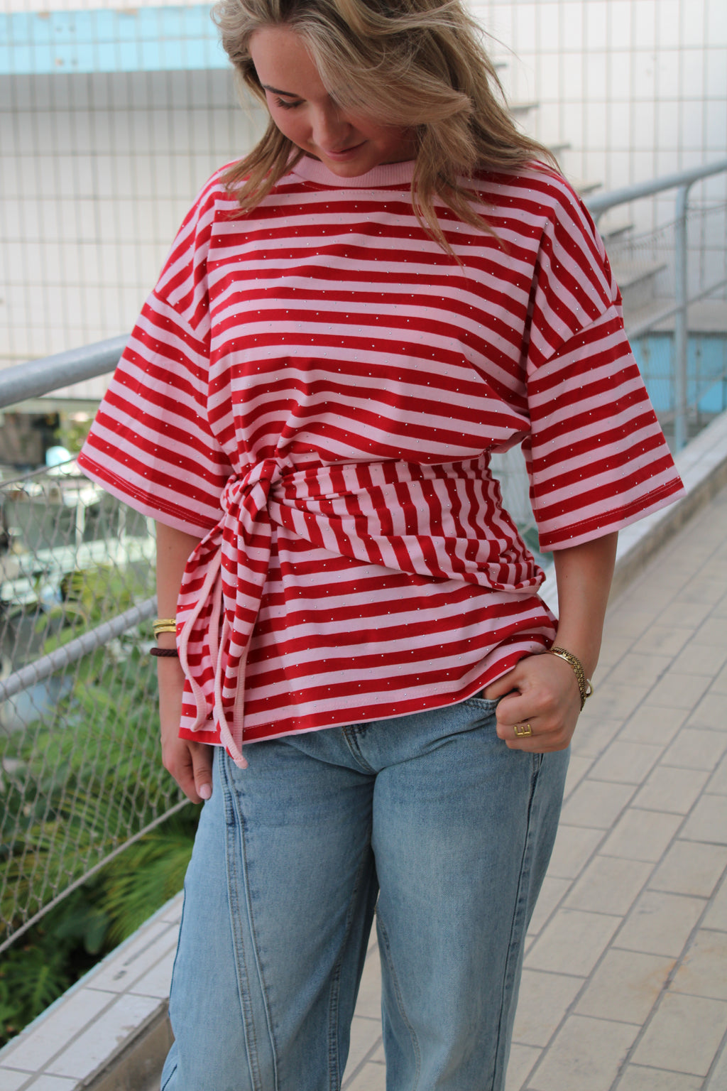 Ella top - rood